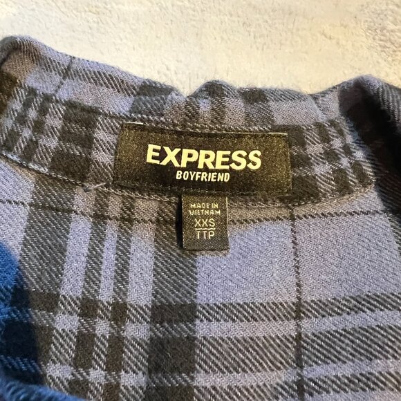 EXPRESS Boyfriend Flannel - Picture 4 of 5